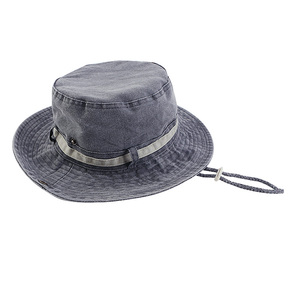Sombreros de Pesca y Senderismo al por Mayor, Personalizados con Logotipo, Ajustables, de Algodón Lavado, para Mujer y Hombre - Product Image 2