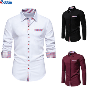 Chemise décontractée pour homme, tendance, vente chaude, confortable, respirante, manches longues, longueur standard, prix raisonnable - Product Image 4