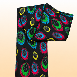 Tela africana premium con estampado de cera, terciopelo con bordado de lentejuelas, material textil de diseñador para prendas de moda. - Product Image 3