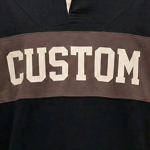 Custom OEM Oversized Color block Polo Shirt Men Streetwear Cotton Short Sleeve Contrast Panel Printed Casual Top For Wholesale - Product Image 4