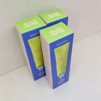 Boîte à double insert avec pelliculage mat, impression couleur intégrale, emballage pour fabricants de produits cosmétiques et de soins de la peau