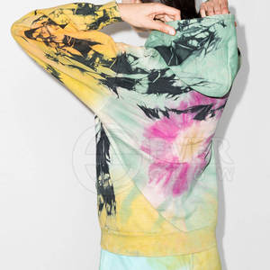 Sweat à capuche pour femme en polaire légère et ample, avec logo sur le devant, 100% coton, confortable et respirant - Product Image 2