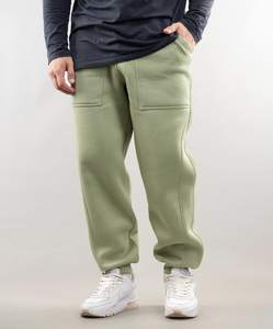 Pantalon de survêtement coupe droite unisexe en coton 100% de haute qualité, style rétro délavé, taille élastique, respirant, décontracté, service OEM - Product Image 6