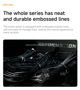 Fuente de alimentación modular completa Jungle Leopard GPW1300 Gold Card Series 8oplus - Product Image 6