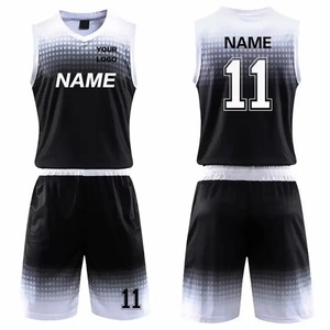 Uniforme de Baloncesto Deportivo de Verano, Talla Grande, Suave, Cómodo, Transpirable, con Diseño Personalizado Estampado - Product Image 1