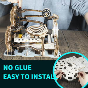 Carillon in Legno 3D Fatto a Mano a Forma di Balena, Kit di Montaggio Divertente per Regali di Compleanno, Festività e Natale - Product Image 6