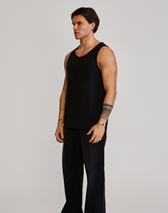 Fashionable Sustainable Men Tank Top Unisex Trending Style <b>Blank</b> Light <b>Weight</b> Breathable Stretch Fabric Tank Top For Men's - Product Image 4