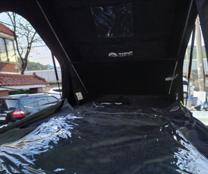 Tente de toit ultra-fine 9 cm, 59 kg, en aluminium, pour 4x4, tout-terrain, remorque, camping-car, tente pop-up, coque rigide, légère - Product Image 2