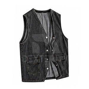 Chaleco Vaquero Informal de Invierno para Hombre, Diseño Moderno de Alta Calidad, Servicio OEM, Personalizable, 100% Algodón, MOQ Bajo, Nueva Llegada - Product Image 2