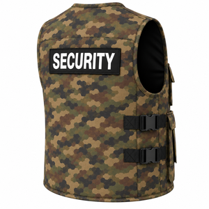 Chaleco de Camuflaje Personalizado para Hombre, Chaleco de Trabajo, Chaleco Utilitario con Múltiples Bolsillos, Chaleco de Seguridad, Chaleco Utilitario Personalizado de Color Sólido para Hombre - Product Image 4