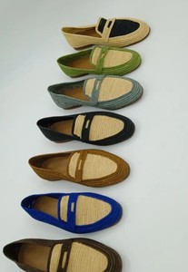 Mocasines de rafia marroquíes hechos a mano para hombre – Zapatos de rafia artesanales para regalo, calzado natural de primera calidad, zapatos de rafia hechos a mano - Product Image 2