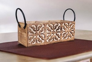Rustic Wooden Spoon Holder, Engraved <b>Kitchen</b> Organizer - Product Image 4