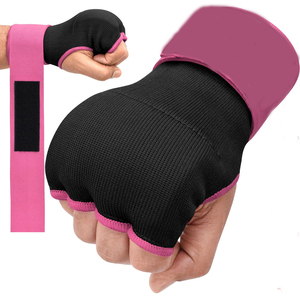 Bandages de boxe pour hommes et femmes, gants intérieurs, sangles de poignet élastiques de 100 cm, protection rembourrée pour les poings sous les mitaines - Product Image 4