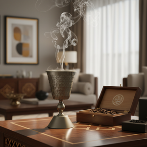 Collection de brûleurs à bakhoor modernes de luxe, porte-encens Oud en forme de coupe nordique, gobelet de designer pour parfum, décoration, OEM ODM, vente en gros - Product Image 3