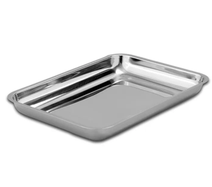 2 Bandejas Quirúrgicas Médicas de Acero Inoxidable 201, Organizador de Instrumentos Dentales, Caja Metálica Esterilizada Manual CE - Product Image 1