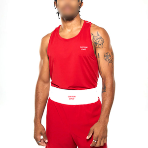 Créez vos propres shorts de boxe et débardeurs de qualité supérieure pour adultes unisexes - Vêtements d'entraînement respirants avec logo personnalisable sur le devant - Product Image 1