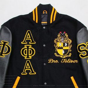 Premium Custom Embroidered Men's Winter Varsity <b>Jacket</b> Vintage Letterman Sporty Bomber Streetwear <b>Patchwork</b> <b>Jacket</b> For Unisex - Product Image 4