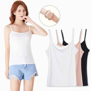 Chaleco de punto para mujer, camiseta interior, prenda exterior, top corto sin mangas con cuello medio alto y sin tirantes - Product Image 2