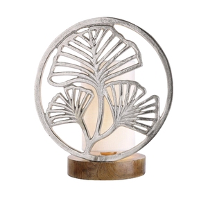 Diseño minimalista en metal con base de madera, acabado con recubrimiento en polvo, decoración para el hogar, para decoración interior, para decoración festiva. - Product Image 5