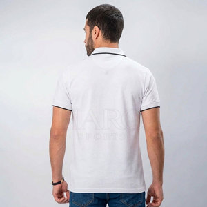 Polo de Golf Personalizado con Cierre de Cremallera, para Hombre, en Tela Básica de Mezcla de Algodón, con Cuello con Cremallera, Ropa Deportiva Informal - Product Image 2