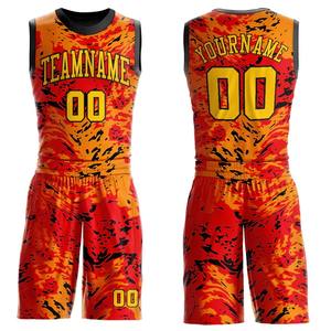 Uniformes de Baloncesto Sublimados de Alta Calidad con Diseño Personalizado 100% Poliéster, Nombre del Equipo, Transpirables, Parte Superior Sólida Premium - Product Image 1