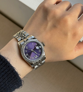 ARF GS SK Factory Lavender dial 31mm diamond women gift mechanical <b>watch</b> 2236/JP/CN movement Fashion Luxury Women Casual <b>Watch</b> - Product Image 2