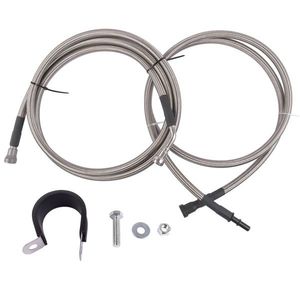 Chevy Trailblazer/Trailblazer EXT 4.2L Front Stainless Steel Braided Fuel Lines 12658354 25829656 819 814 Fuel Pump & Parts - Product Image 1