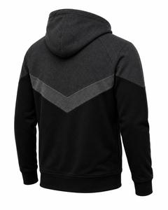 Vente en gros de sweats à capuche zippés pour hommes en coton élasthanne, avec empiècements de poches, motifs imprimés, motifs unis, tie-dye et techniques de teinture unie, faible MOQ - Product Image 3