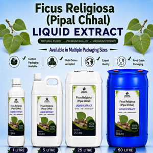 Ficus Religiosa Liquid Extract Pipal Chhal <b>Herbal</b> <b>Supplement</b> Natural Pure Bulk Supply Custom Packaging - Product Image 1