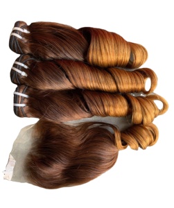 Cheveux humains vietnamiens Remy super double tirés, texture rebondissante avec dentelle HD, style bouclé, prix de gros auprès d'un fournisseur vietnamien - Product Image 5