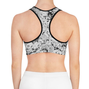 Sujetador deportivo sin costuras de alta sujeción para gimnasio, tallas grandes, sin espalda, tipo crop, para yoga y fitness, con efecto push-up, con OEM ODM - Product Image 2