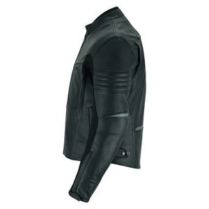 Chaqueta de moto de cuero para hombre Chaqueta de motorista aprobada por la CE Chaqueta de montar de cuero duradera para todas las estaciones - Product Image 5