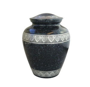 Urna Funeraria de Aluminio Negro Humming de Alta Calidad al por Mayor para Adultos, 10 Pulgadas, 220 Pulgadas Cúbicas de Capacidad, Estilo Americano - Product Image 3