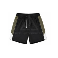 Ensemble coupe-vent athlétique avec veste zippée en tissu respirant et short assorti pour l'exercice en plein air, la course à pied et le sport