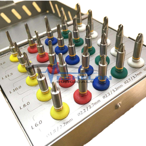 Kit de forets coniques de haute qualité certifié CE, source d'alimentation manuelle, instruments en acier, bouchon pour implants chirurgicaux dentaires - Product Image 1