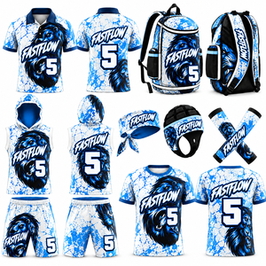 Uniformes de Fútbol Americano 7 contra 7 Personalizados por Sublimación, Servicio OME, 240-260 GSM, Secado Rápido, Antibacterianos, Anti-UV - Product Image 3