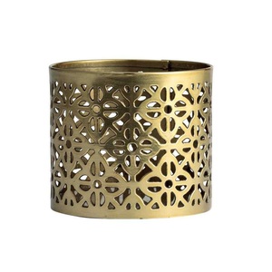 Pot en métal sur mesure de luxe pour bougies, disponible en différentes couleurs et designs - Product Image 5