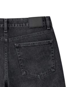 Shorts de Mezclilla Personalizados para Hombres Negros, Lavado Clásico, Corte Regular, Ropa Casual de Verano, Cierre con Botones, Fabricante Personalizado - Product Image 4