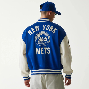 Chaqueta de Béisbol Universitaria Personalizada de Alta Calidad OEM para Hombre, con Parche Bordado, Talla Grande, Transpirable, Chaqueta Varsity - Product Image 2