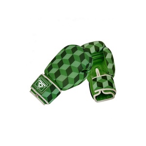 Fabricantes de guantes de boxeo personalizados ganadores de cuero resistente Pu guantes deportivos de perforación para la venta - Product Image 2
