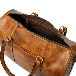 Nuevas llegadas: Bolsos de lujo de moda vintage, bolsos de viaje de cuero para hombre, bolsos de lona de fin de semana, bolsos de equipaje de cuero genuino para hombre. - Product Image 3