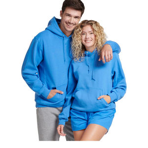 Sweat à capuche unisexe épais brodé pour l'hiver, 100 % coton, écologique, coupe oversize, vêtements streetwear, approvisionnement en vêtements en gros - Product Image 1