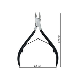 Kit d'outils de manucure et pédicure 2-en-1 en acier inoxydable : coupe-ongles et repousse-cuticules - Product Image 3