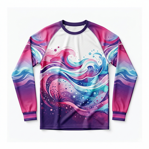 Camiseta de Pesca Personalizada por Sublimación, 100% Poliéster, Transpirable, de Secado Rápido, Antibacteriana, Absorbe la Humedad, Protección UV, Ligera - Product Image 1