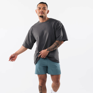 T-shirt de luxe pour homme 100 % coton, personnalisé, unisexe, en coton polyester épais, imprimé en sérigraphie, écologique, col rond - Product Image 1