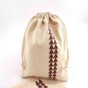 Bolsa de Algodón con Cordón, Estampado de Flechas, Ecológica, Tejida, de Muselina, Estilo Tradicional, Resistente al Agua, Regalo Promocional - Product Image 1