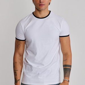 Camiseta de Cuello Redondo para Hombre de Alta Calidad, 230 g/m², 100 % Algodón, Unisex, Informal, para Uso Diario, con Logotipo Personalizado, Estampado Sólido, Manga Corta - Product Image 5