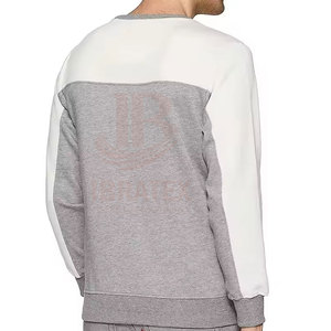 Sudaderas de Manga Larga con Cuello Redondo para Hombre, Transpirables, de Algodón, Talla Grande, Sudaderas Básicas al por Mayor - Product Image 2