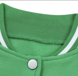 Customized <b>Patches</b> Embroidery Crop Varsity <b>Jackets</b> Women As Per Customer Demands Made Cropped Baseball Varsity <b>Jacket</b> Female - Product Image 4