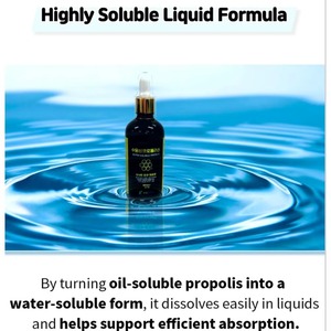 Spray Liquide à la Propolis pour le Soin de la Gorge, Placenta de Cheval de Jeju, Complément Anti-Âge Énergisant, Spray de Propolis Hydrosoluble - Product Image 5